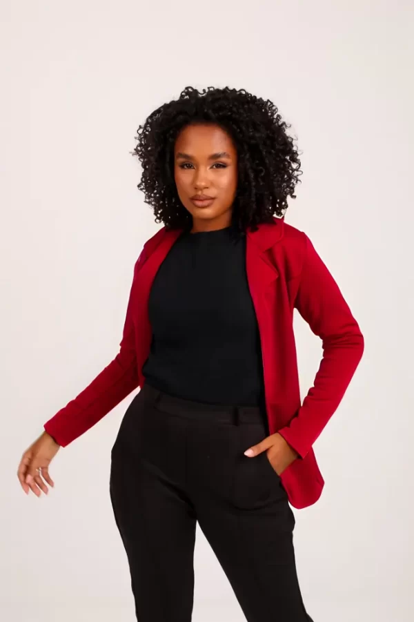 Blazer de luxo  Lady Griffe  Marsala - Image 2