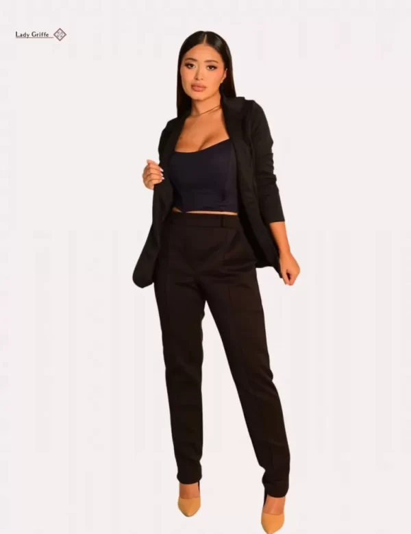 Conjunto Feminino de luxo  Lady Griffe Preto - Image 2