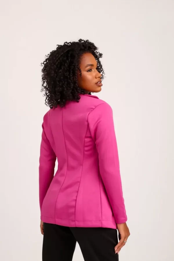 Blazer de luxo  Lady Griffe  Fucsia - Image 4