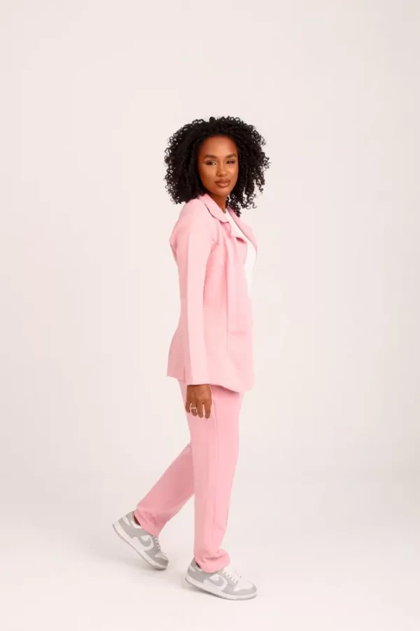 Blazer de luxo  Lady Griffe Rosa Bebê - Image 3