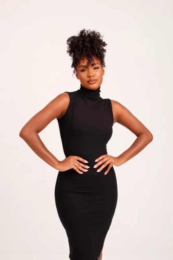 Vestido  Lady Griffe Preto - Image 3